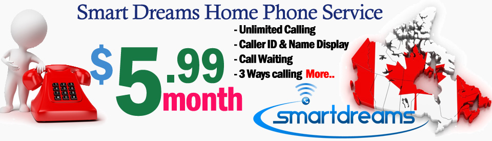 Smart Dreams Home Phone Service in Canada/